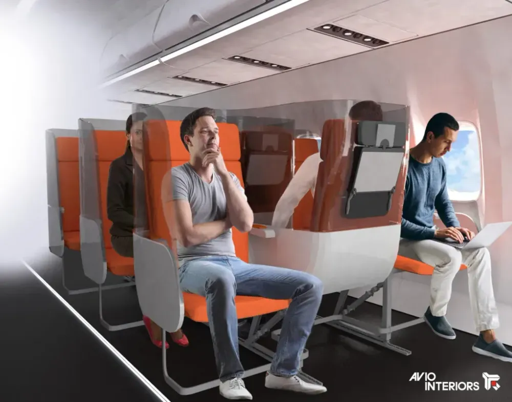 Janus plane seats Aviointeriors.